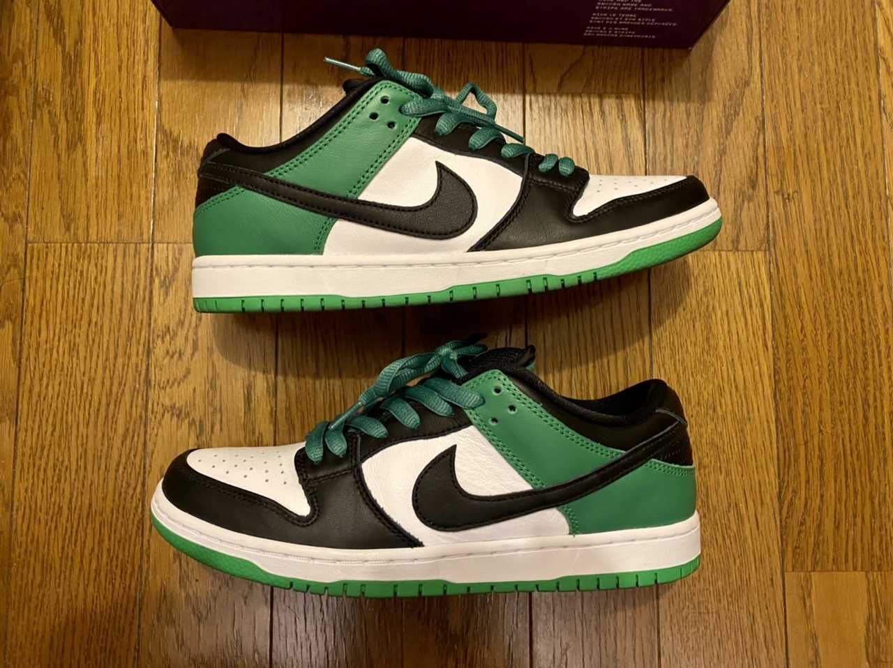 Nike SB Dunk Low Pro "Black and Classic Green"