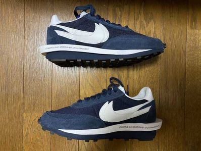 Fragment × sacai × Nike LD Waffle "Blackended Blue"