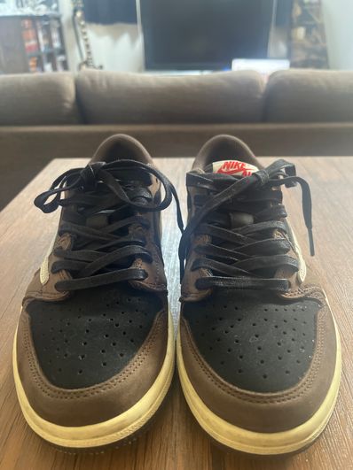 Travis Scott × Nike Air Jordan 1 Low OG SP-T "Black/Dark Mocha"