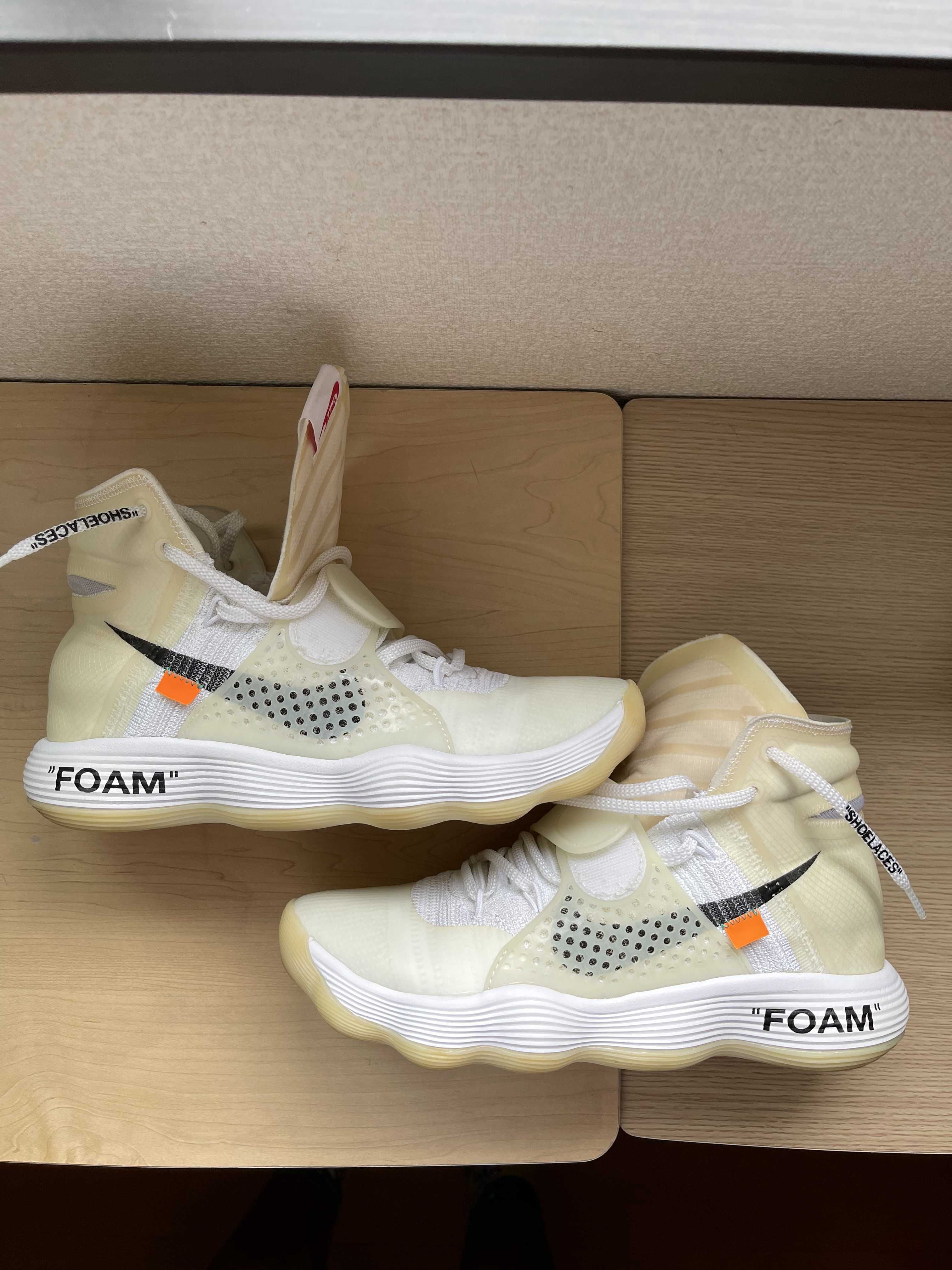 Off-White × Nike React Hyperdunk 2017 Flyknit "The 10/White"