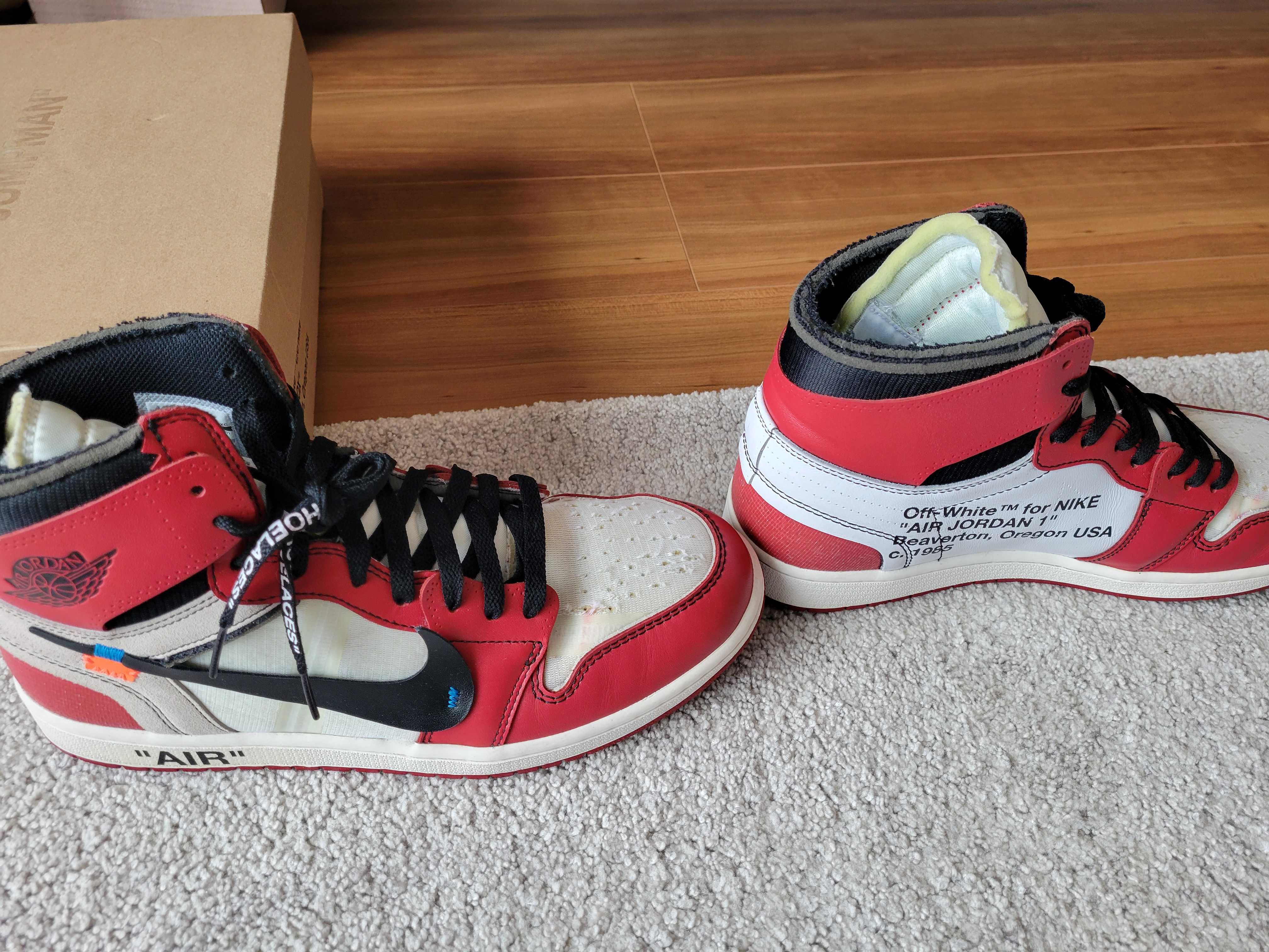 Off-White × Nike Air Jordan 1 Retro High The Ten "Chicago"