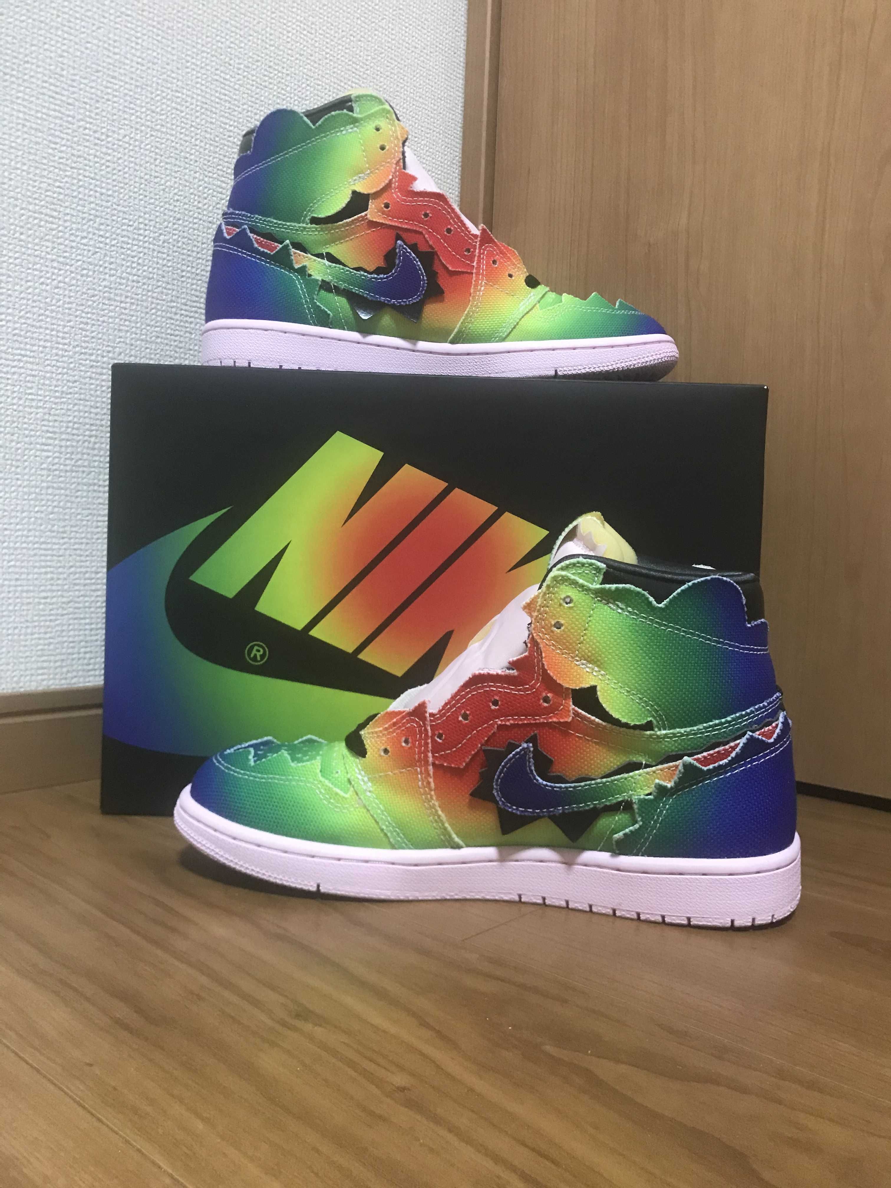 J Balvin × Nike Air Jordan 1 High OG "Rainbow"