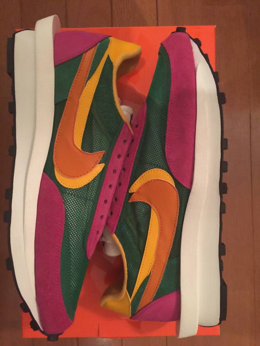 sacai × NIKE LDV WAFFLE "PINE GREEN"