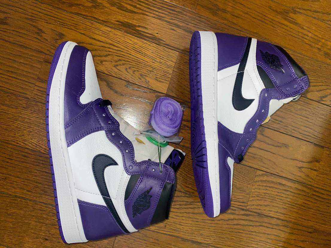Nike Air Jordan 1 Retro High OG "Court Purple White/Black" (2020)