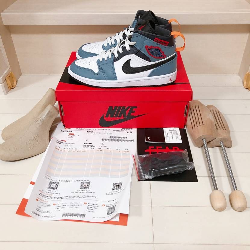 FACETASM × Nike Air Jordan 1 Mid "White/Navy"