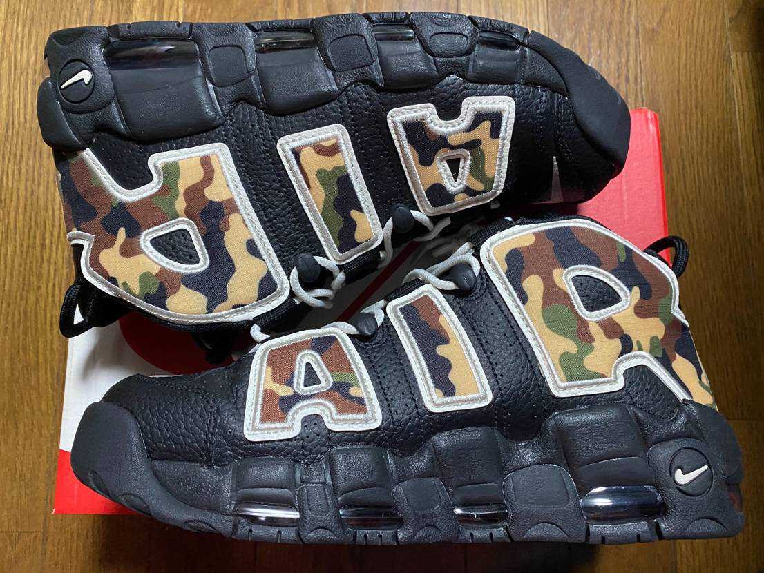 NIKE AIR MORE UPTEMPO "BLACK CAMO"