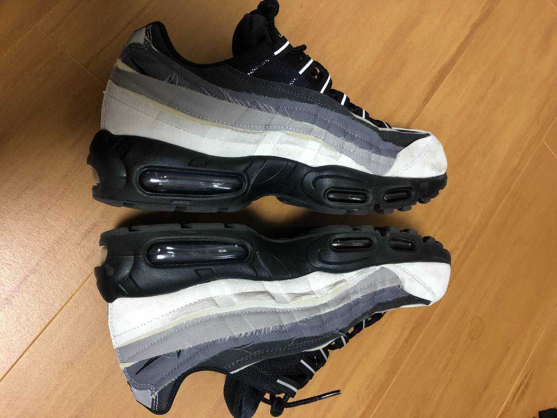 COMME des GARCONS × Nike Air Max 95 "Charcoal"