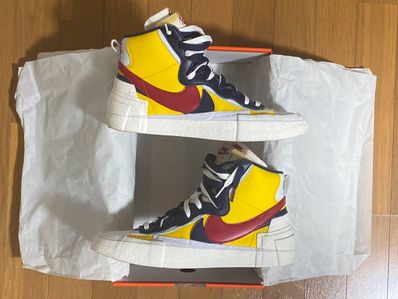 sacai × Nike Blazer Mid "Varsity Maize/Varsity Red"