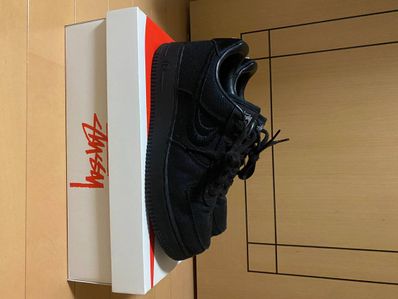 Stussy × Nike Air Force 1 Low "Triple Black"