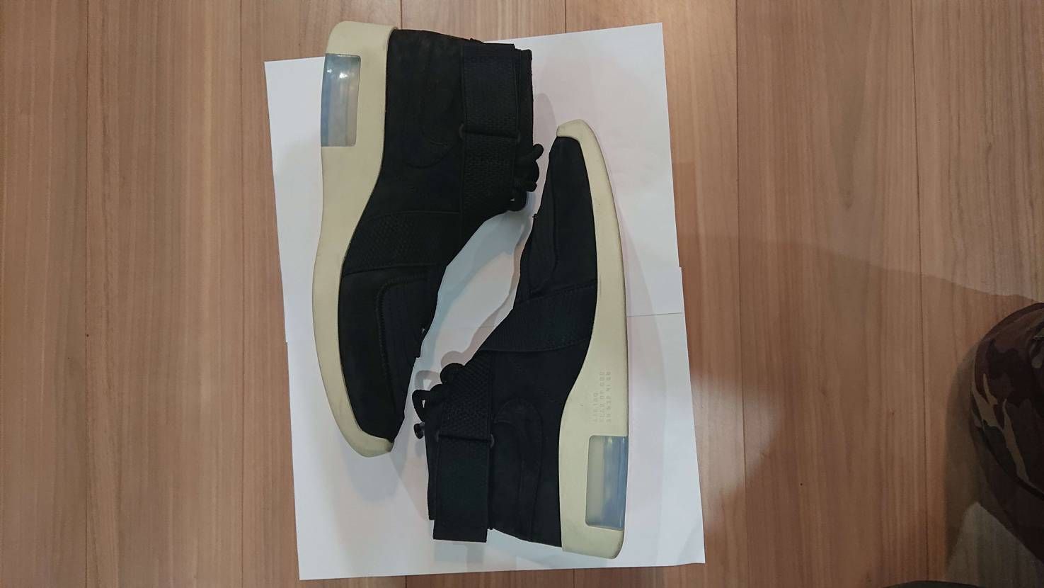 FEAR OF GOD × Nike Air Fear Of God Raid "Black"