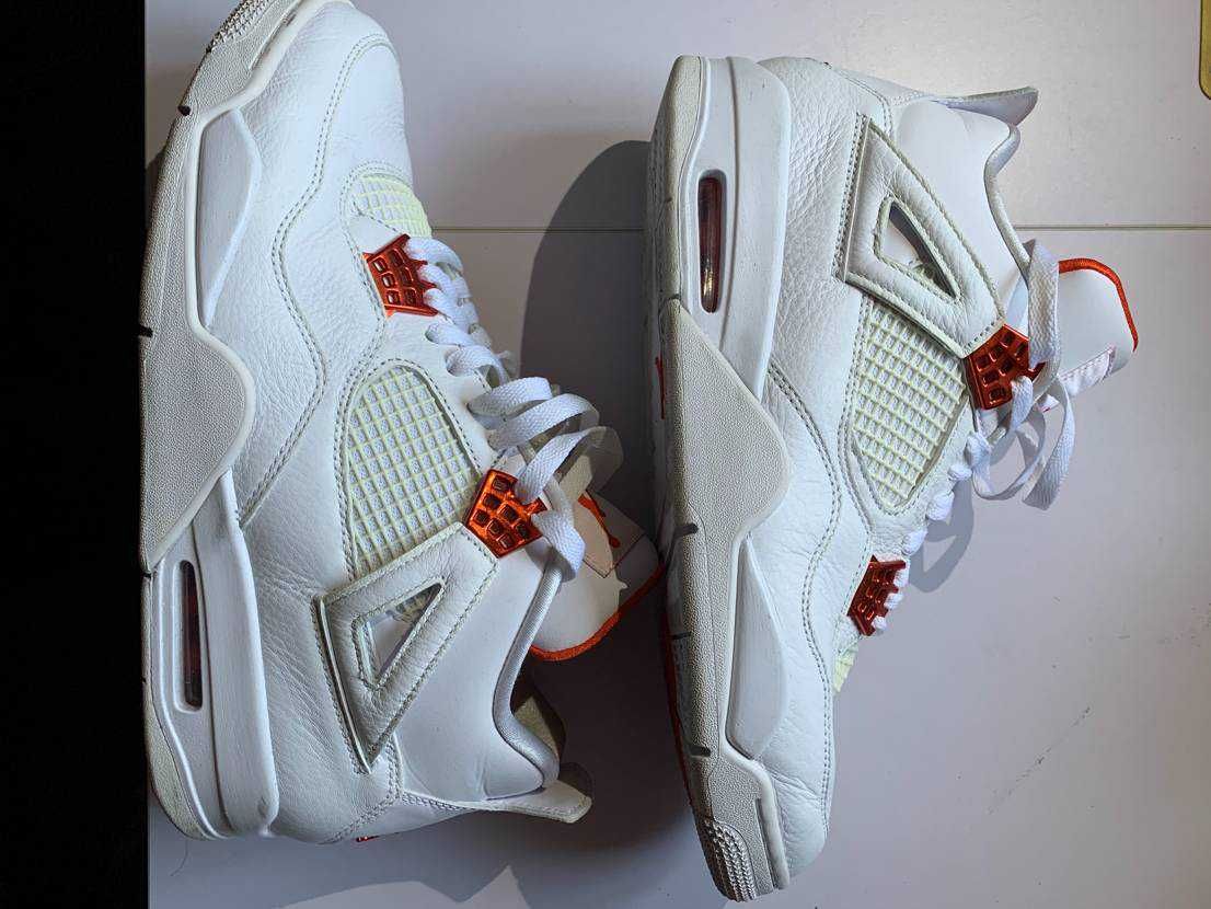 Nike Air Jordan 4 Retro "White/Team Orange"