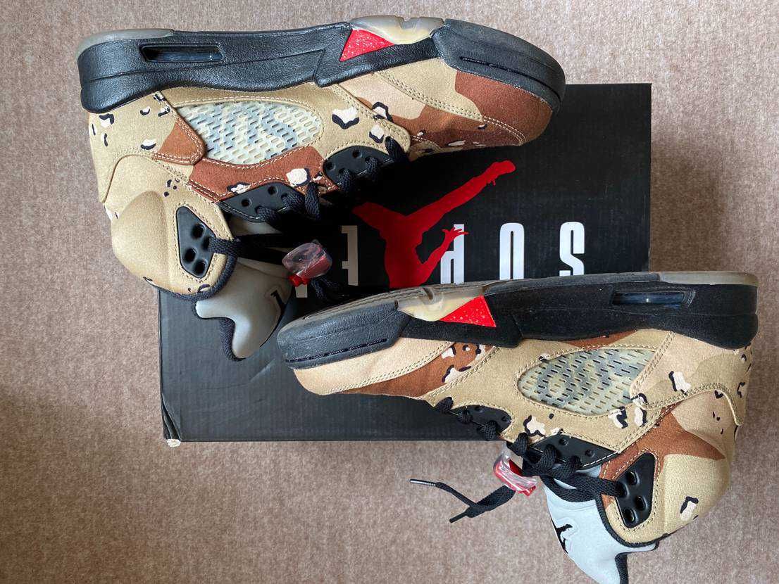 Supreme × Nike Air Jordan 5 Retro "Desert Camo"