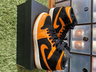 Nike Air Jordan 1 Mid "Black Orange Peel"