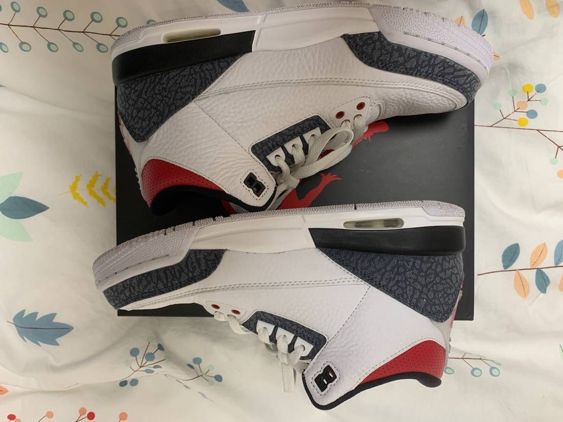 Nike GS Jordan 3 Retro SE-T JP "Fire Red Denim"