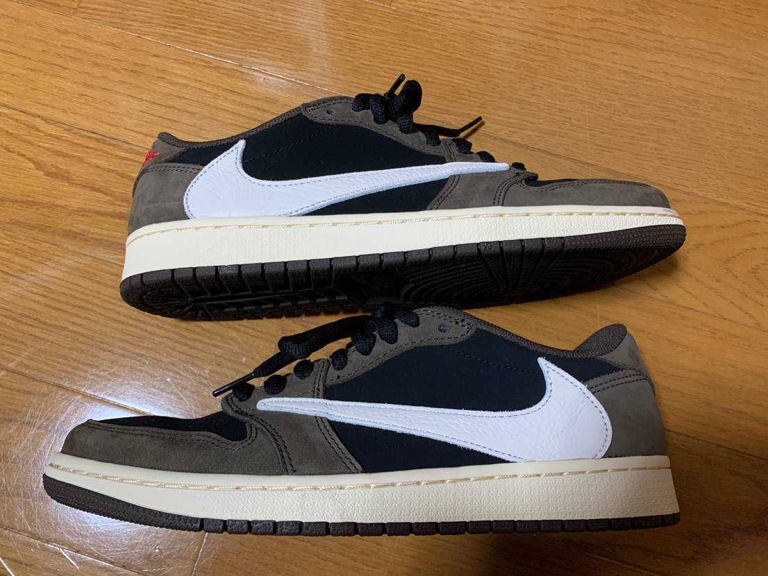 Travis Scott × Nike Air Jordan 1 Low OG SP-T  "Black/Dark Mocha"
