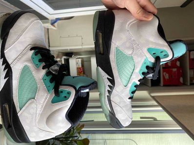 Nike Air Jordan 5 "White/Black/Island Green"