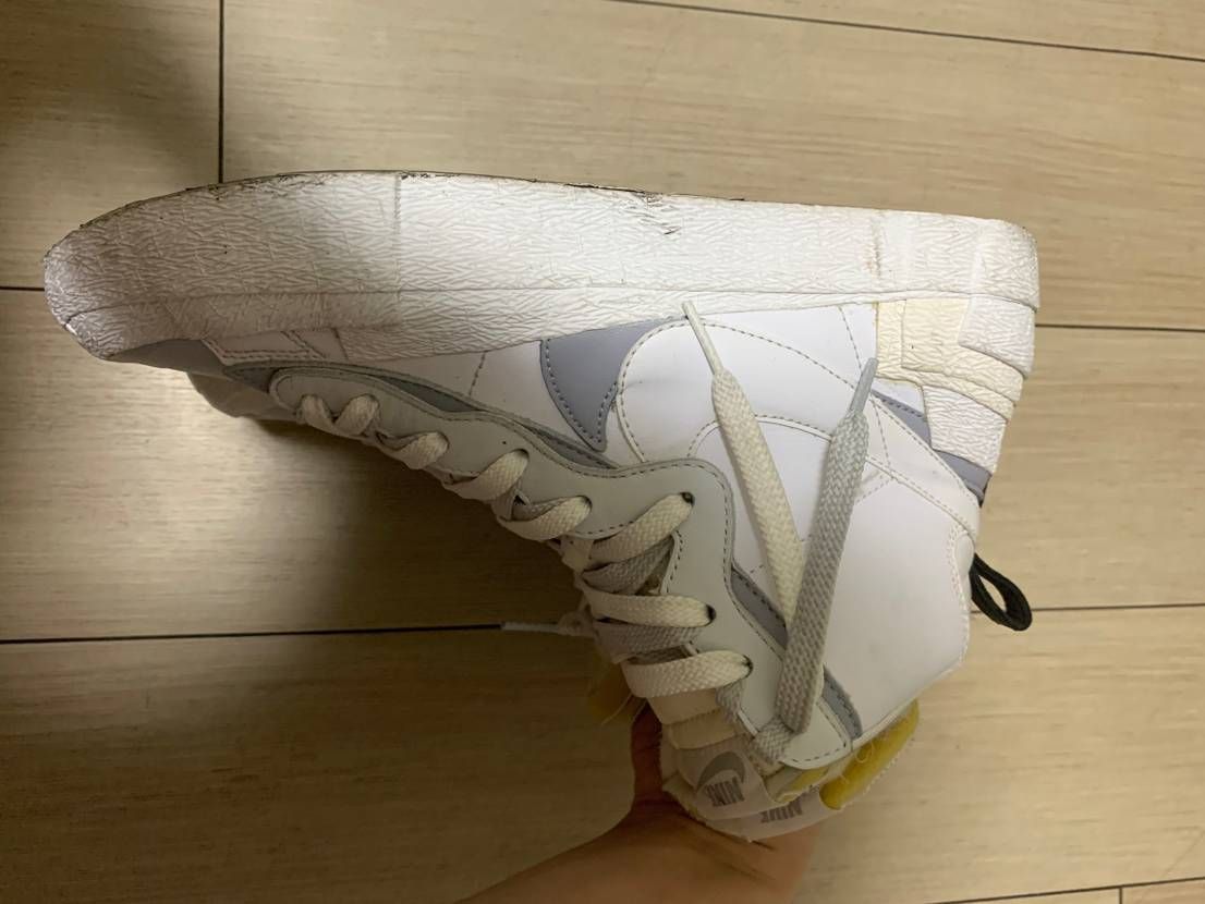 sacai × NIKE BLAZER MID "WHITE/WOLF GREY"
