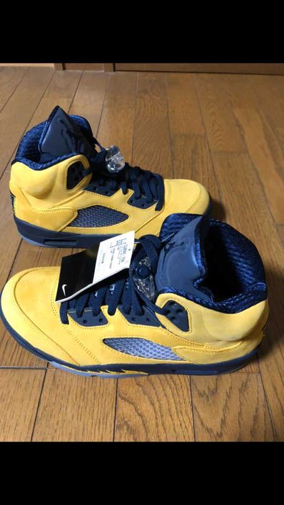 NIKE AIR JORDAN 5 "MICHIGAN"