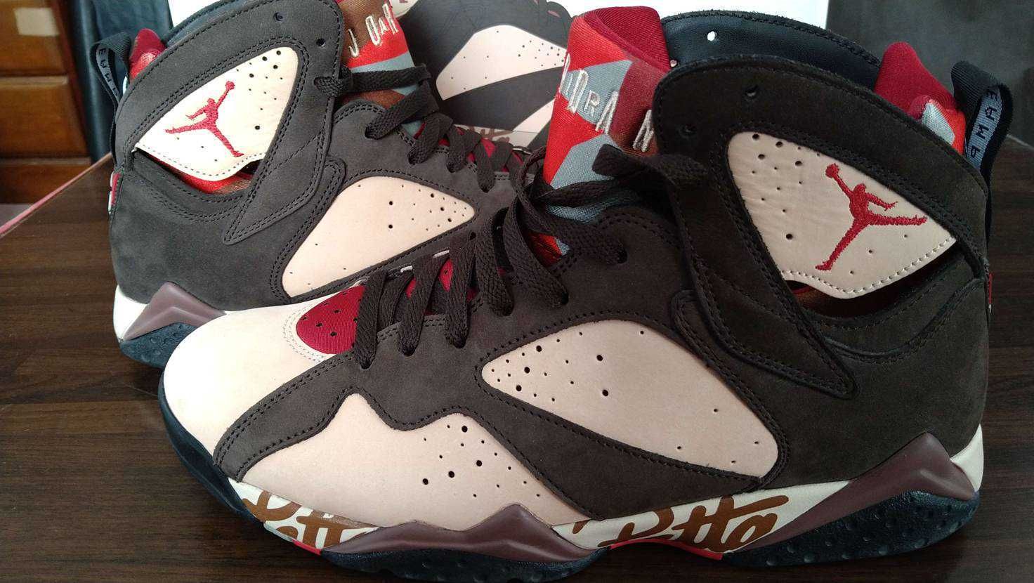 Patta × Nike Air Jordan 7 OG "Brown"
