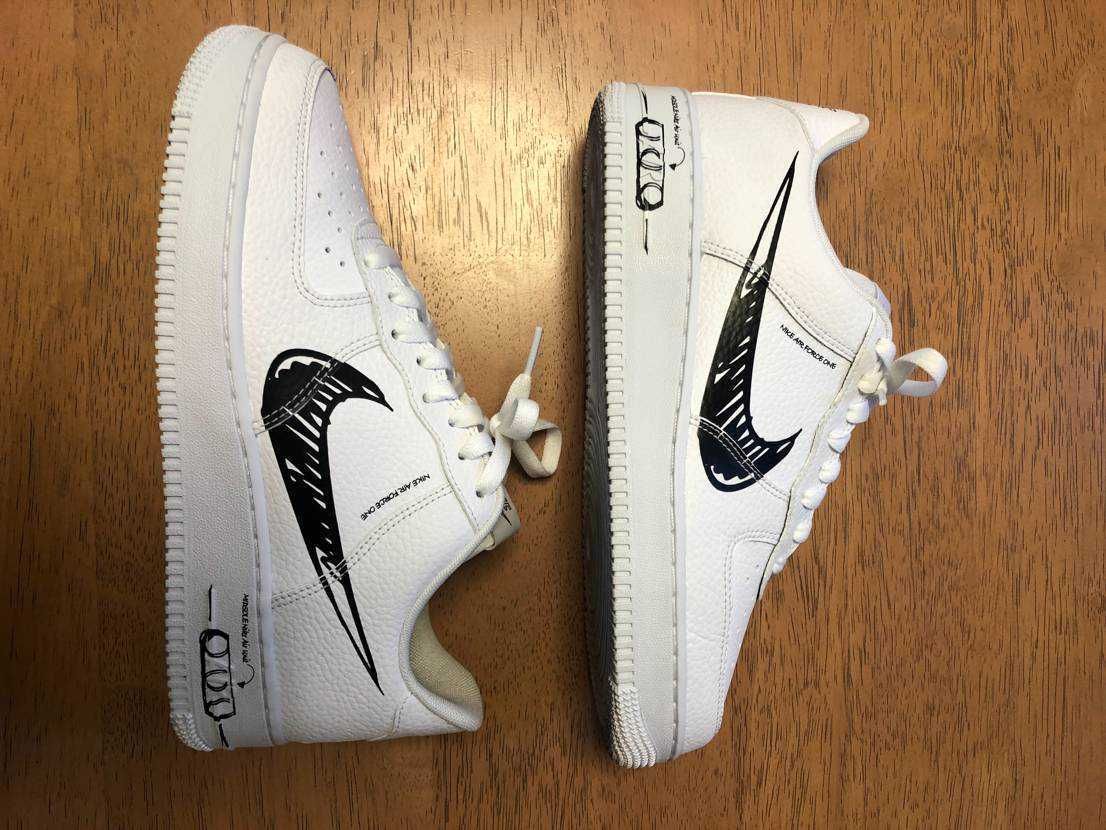 Nike Air Force 1 Low LV8 Utility "Black Sketch"