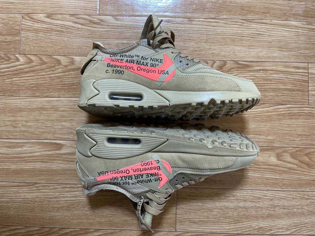 Off-White × Nike Air Max 90 "Desert Ore"