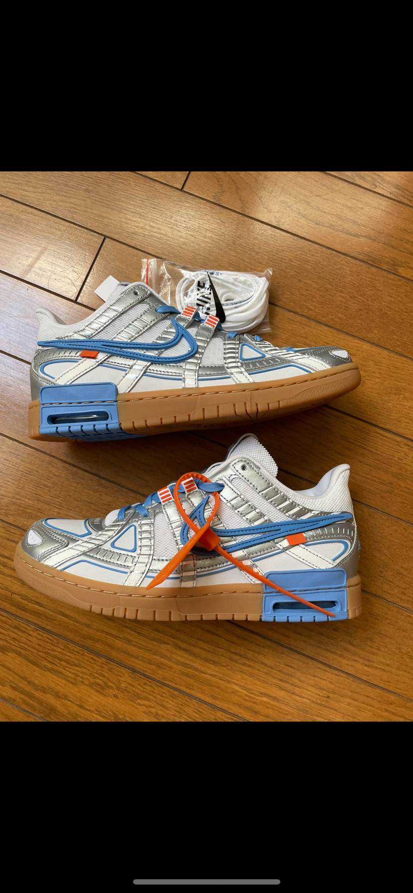 Off-White × Nike Air Rubber Dunk "White/University Blue"