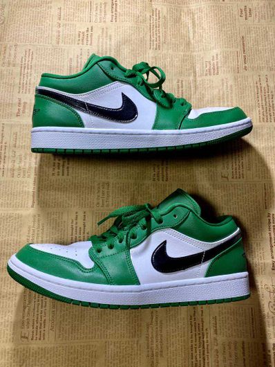 NIKE AIR JORDAN 1 LOW "PINE GREEN/WHITE"