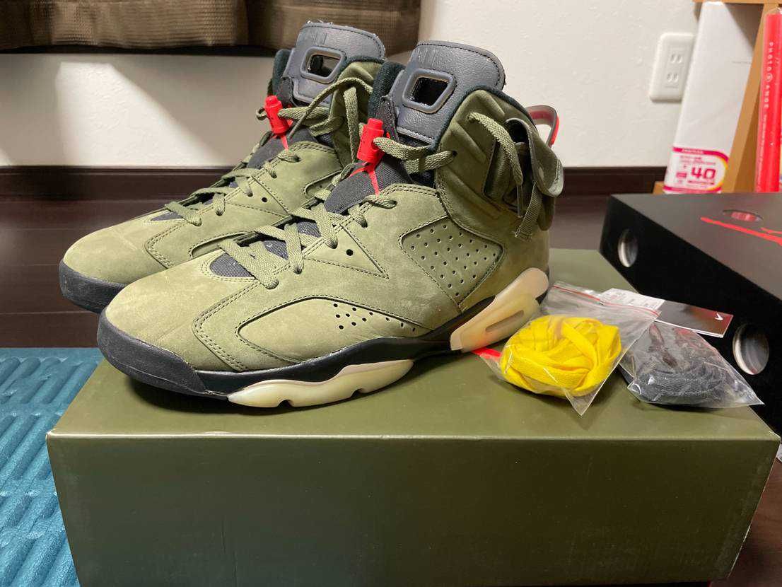 Travis Scott × Nike Air Jordan 6 Retro "Medium Olive"