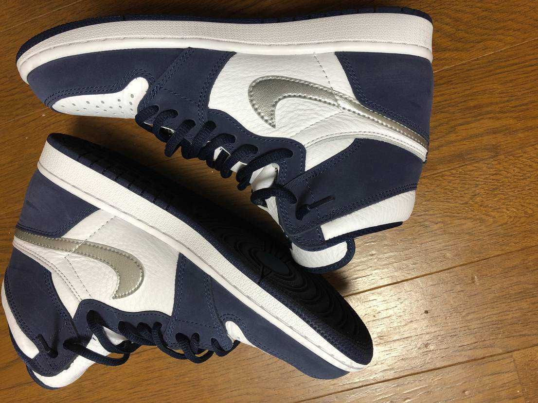 Nike Air Jordan 1 High OG CO.JP "White/Midnight Navy" (2020)(ブリーフケースなし)