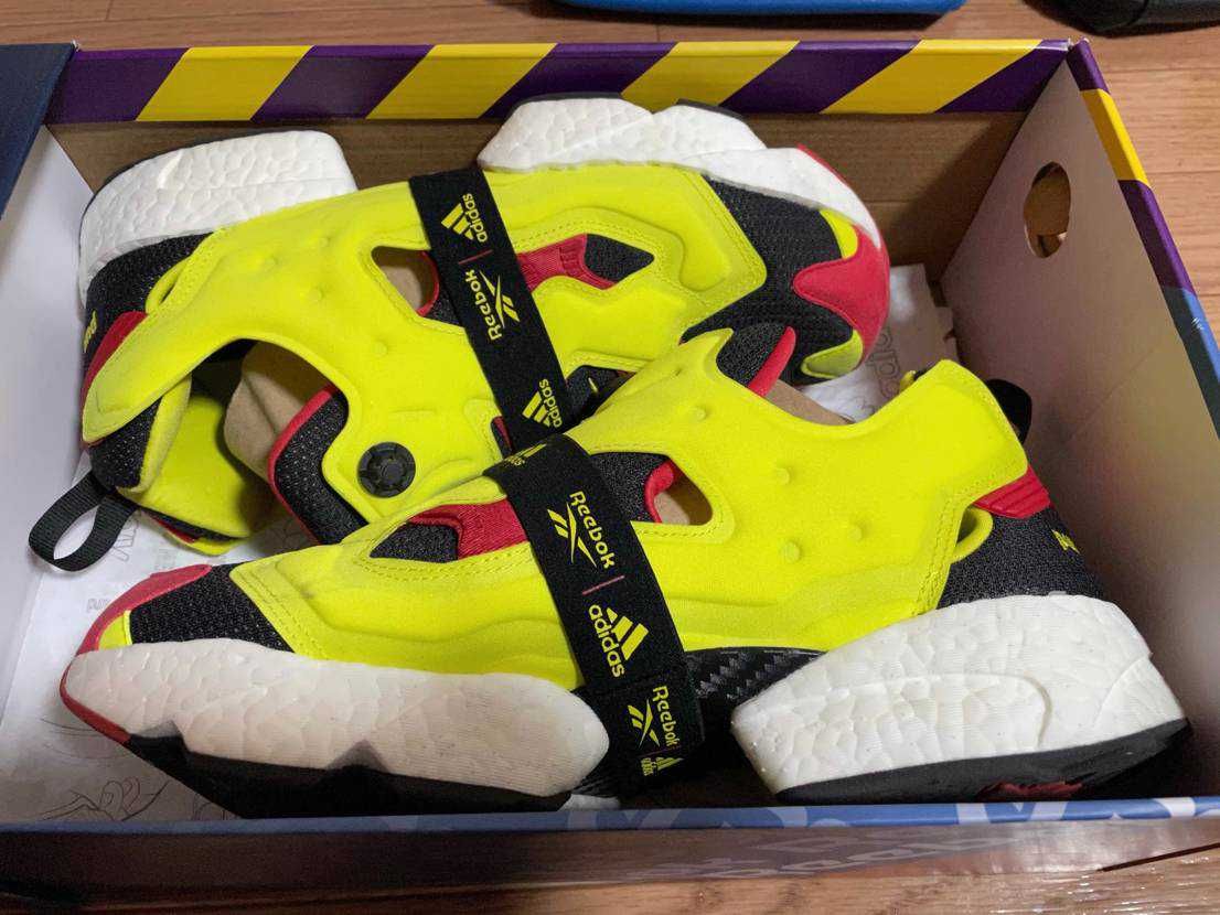 ADIDAS × REEBOK INSTAPUMP FURY BOOST OG  "YELLOW/RED"