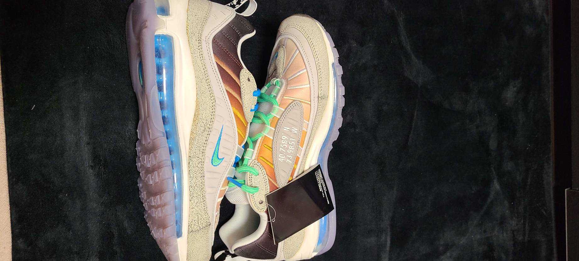 Nike GS Air Max On-Air "Vast Grey/Electro Green"