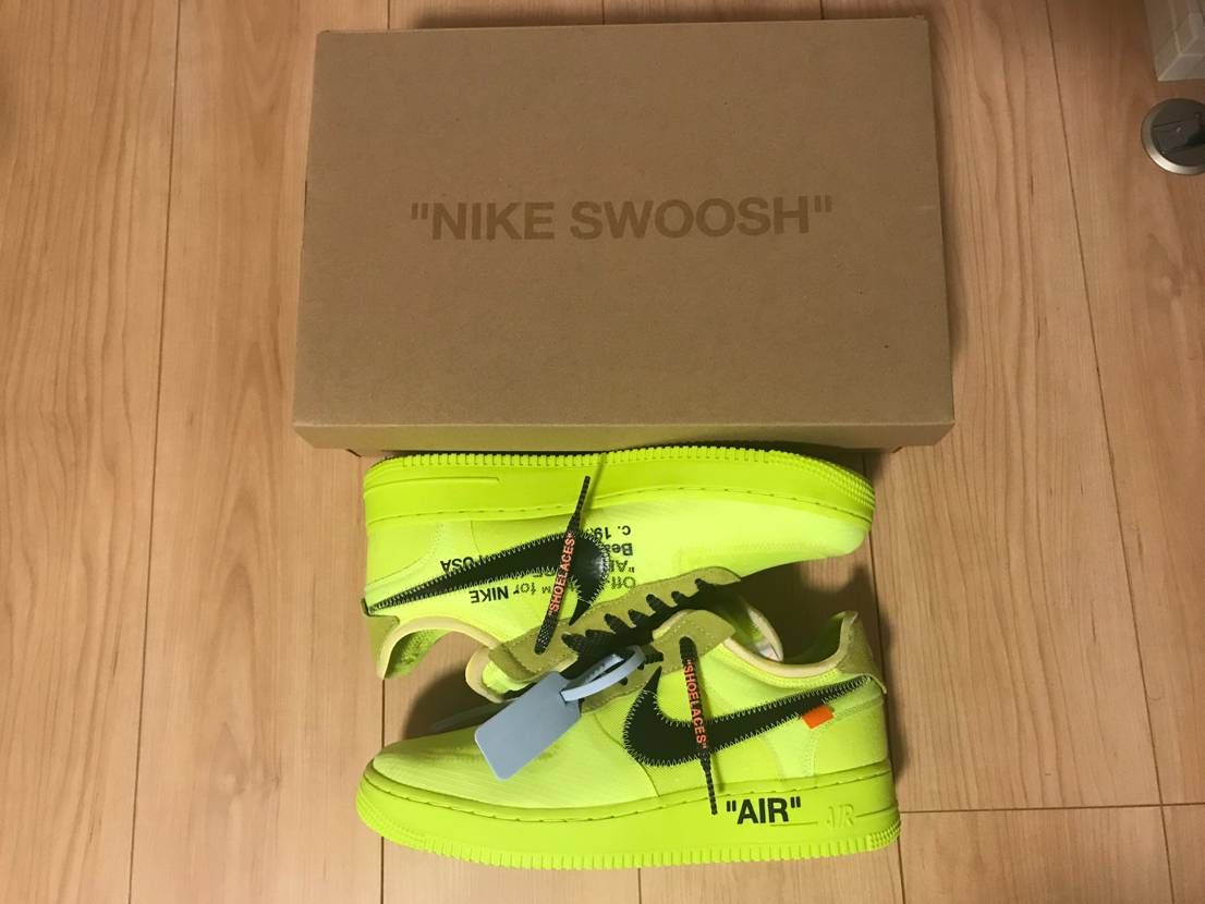 Off-White × Nike Air Force 1 Low "Volt"