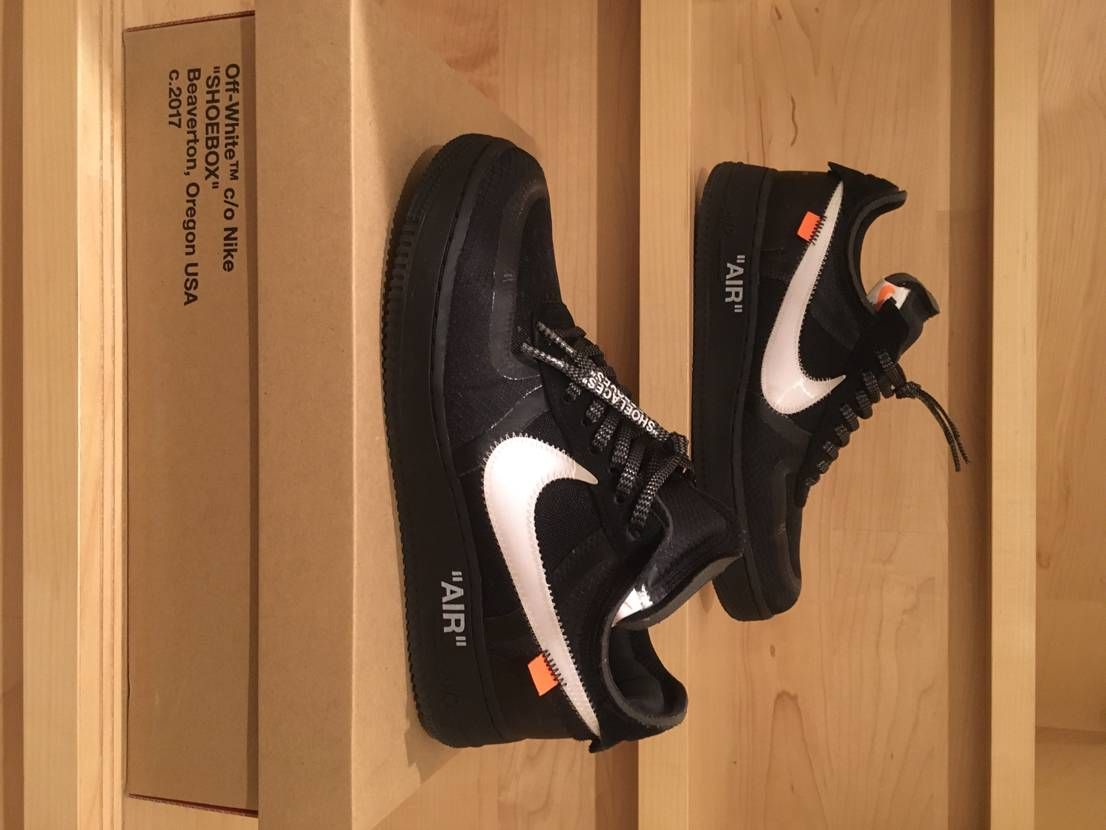 Off-White × Nike Air Force 1 Low "Black"