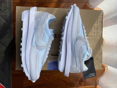 sacai × Nike LDV Waffle "Triple White"