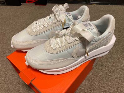 sacai × Nike LDV Waffle "Triple White"