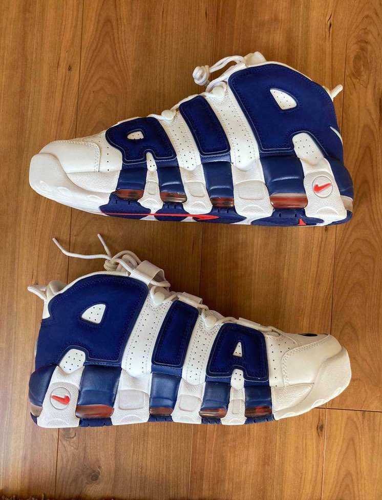 NIKE AIR MORE UPTEMPO 96 "WHITE/DEEP ROYAL BLUE"