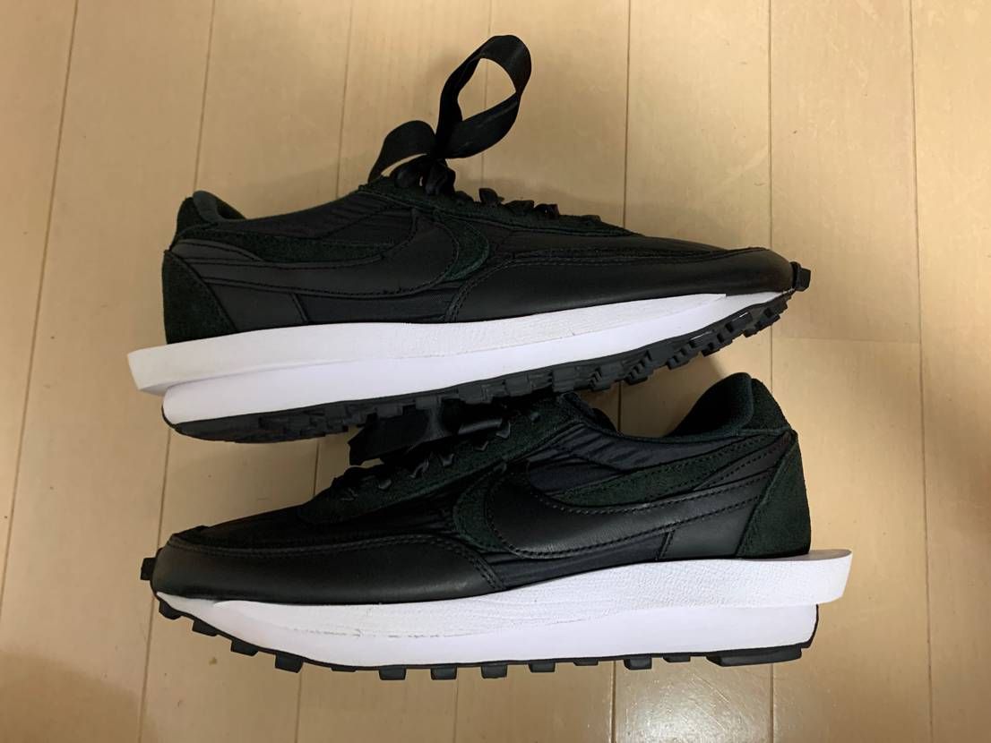 sacai × Nike LDV Waffle "Triple Black"