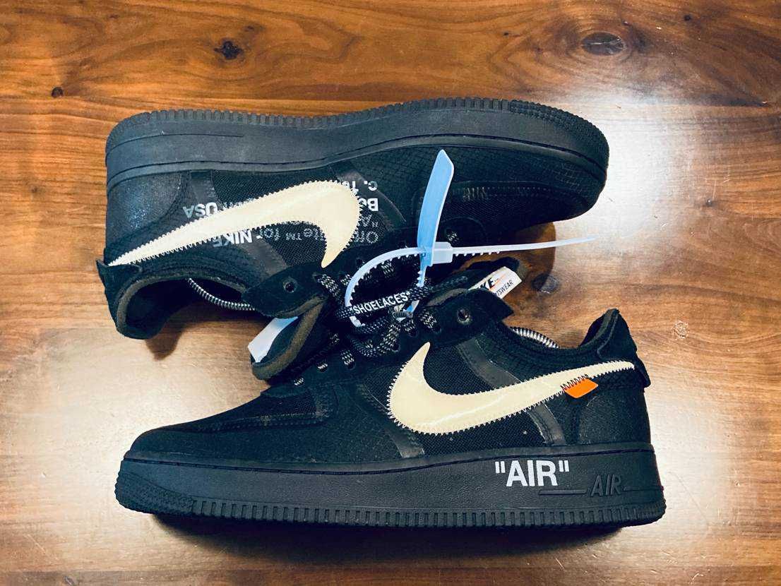 Off-White × Nike Air Force 1 Low "Black"