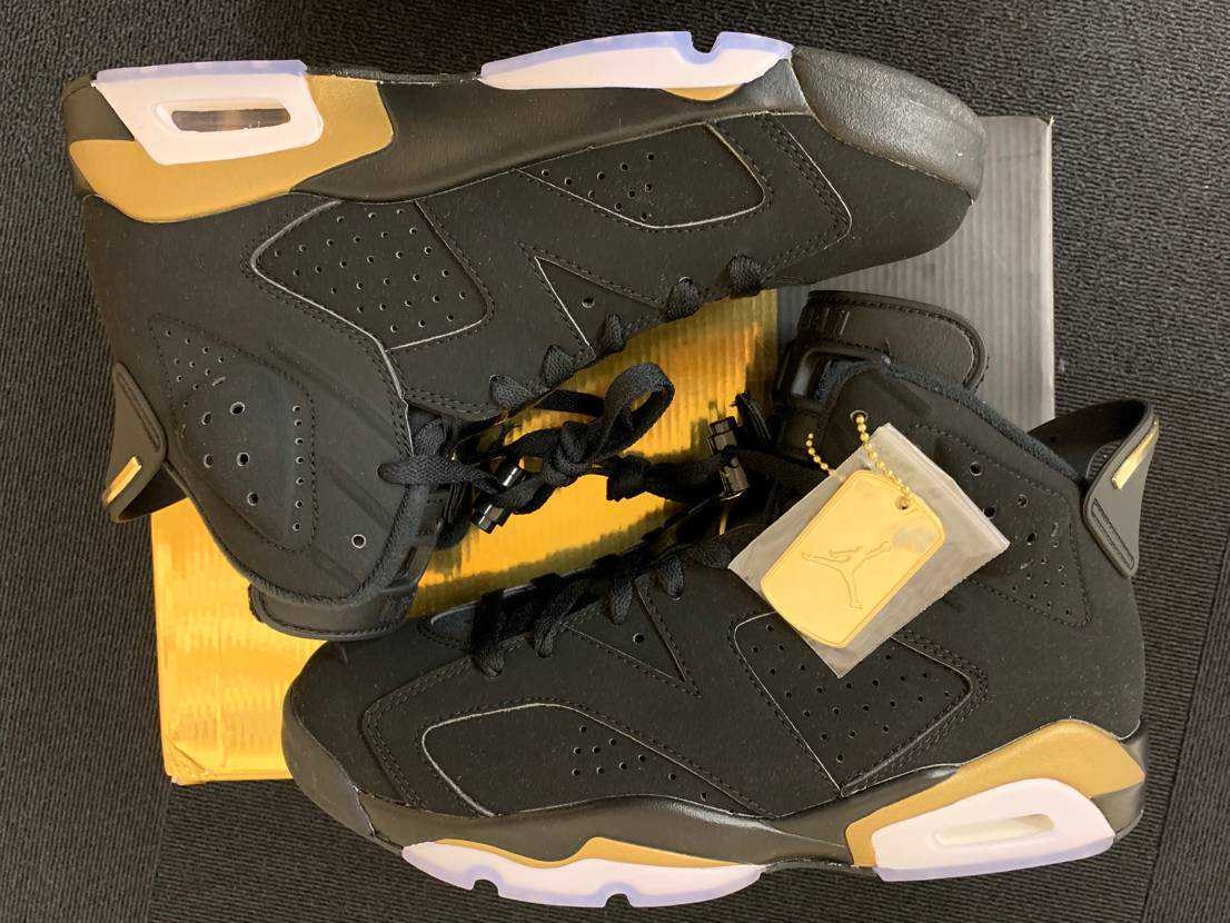 Nike Air Jordan 6 DMP "Black/Metallic Gold" (2020)