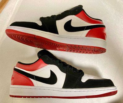 Nike Air Jordan 1 Low "Black Toe"