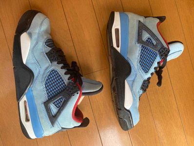 Travis Scott × Nike Air Jordan 4 Retro Cactus Jack "University Blue"