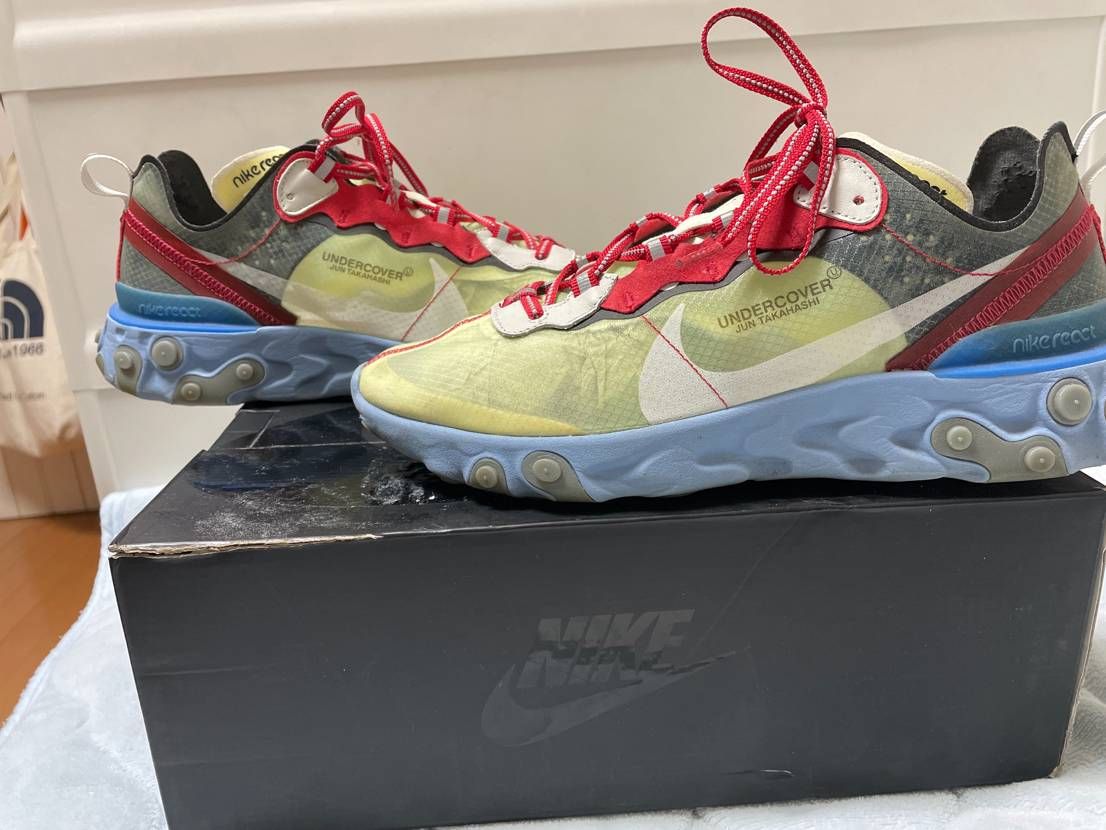 UNDERCOVER × Nike React Element 87 "Yellow/Red"