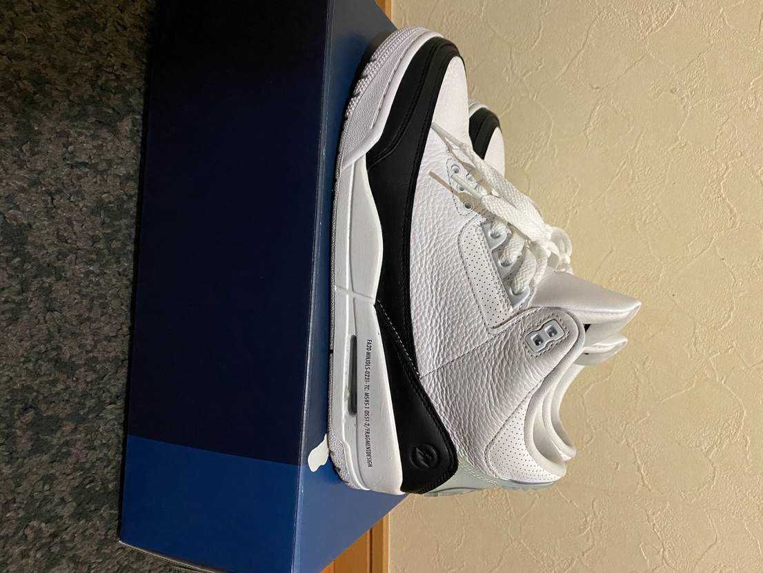 Fragment × Nike Air Jordan 3 "White/Black"