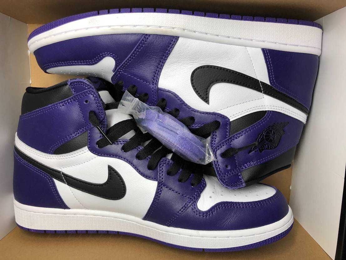 Nike Air Jordan 1 Retro High OG "Court Purple White/Black" (2020)
