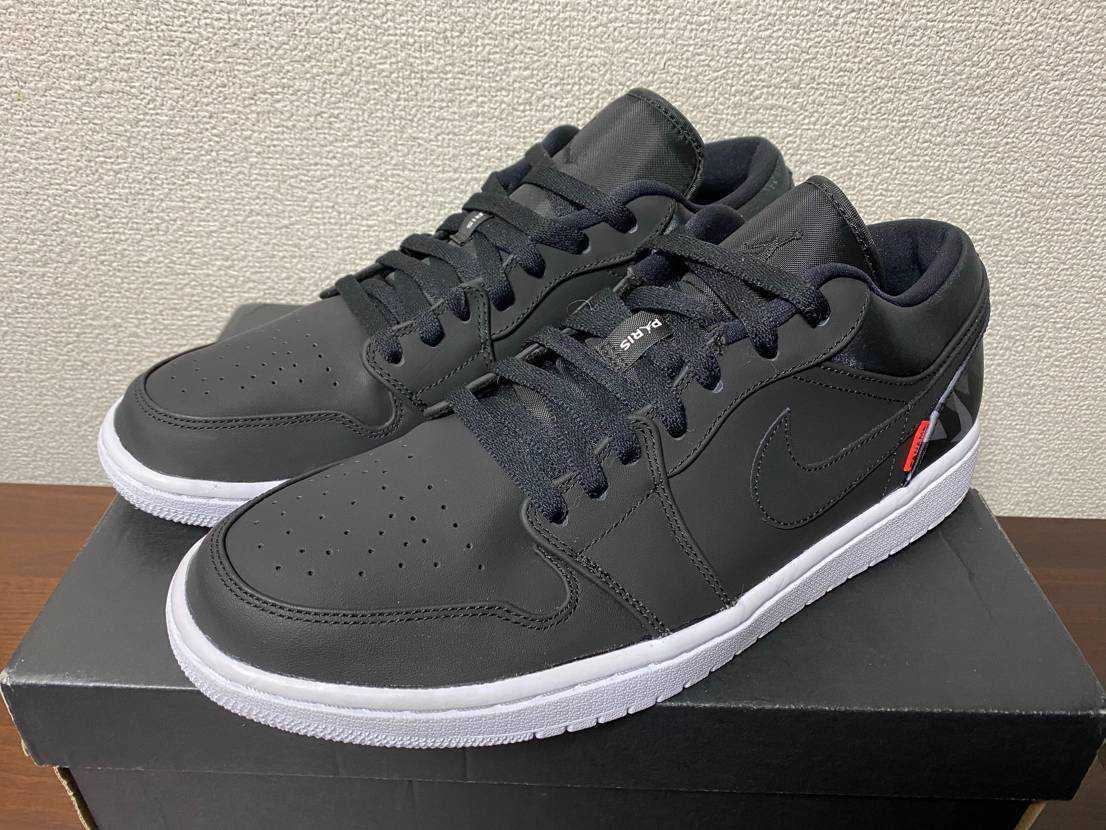 NIKE × PARIS SAINT GERMAIN AIR JORDAN 1 LOW PSG "BLACK"