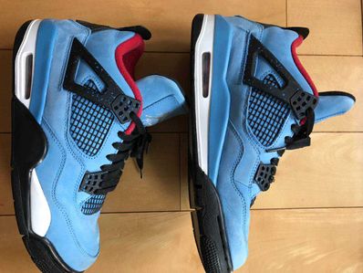 Travis Scott × Nike Air Jordan 4 Retro Cactus Jack "University Blue"