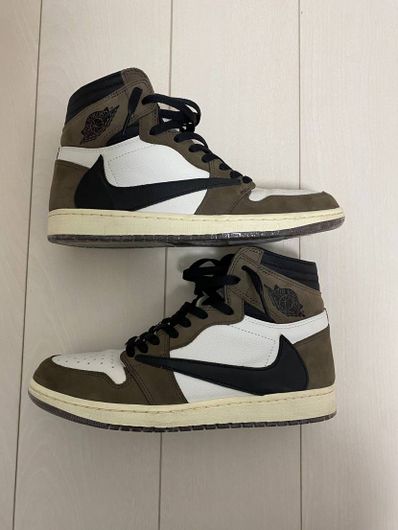 Travis Scott × Nike Air Jordan 1 Retro High OG TS SP "Sail/Dark Mocha"
