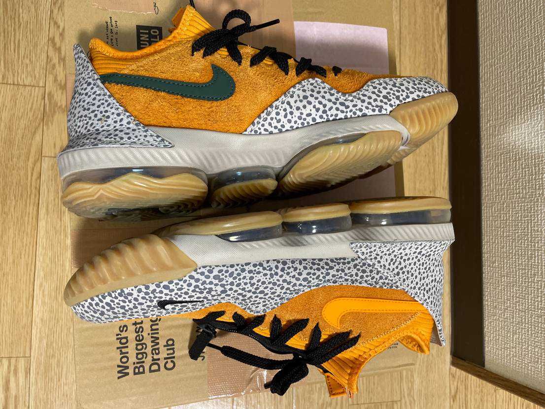 atmos × Nike LeBron 16 Low "Safari" (CD9471-800/CI3358-800)