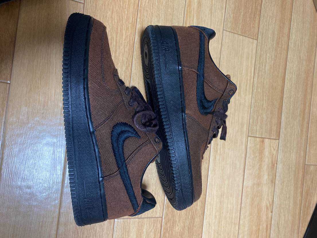 Stussy × Nike Air Force 1 Low "Triple Black"