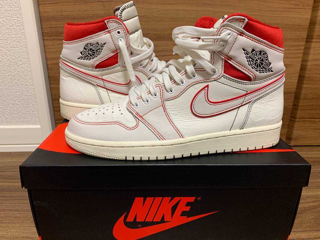 Nike Air Jordan 1 Retro High OG "Sail/University Red"     